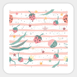 Floral Pattern Sticker